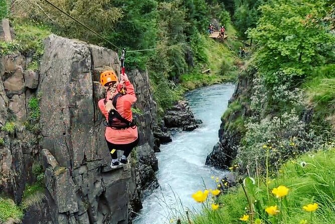 Zipline Adventure Through Glerárgil River Canyon in Akureyri Town - Price and value at $95