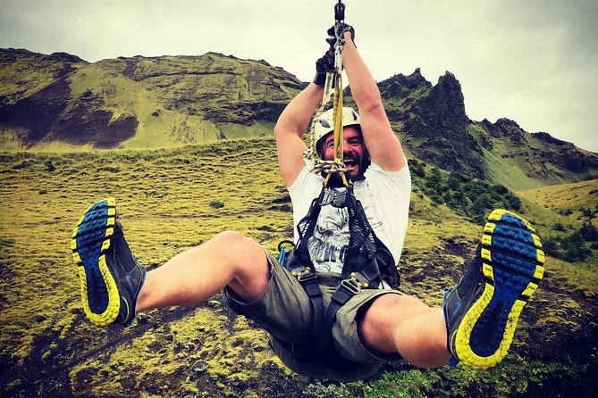 Zipline and Hiking Adventure Tour in Vík - The waterfall, stream, and final surprise